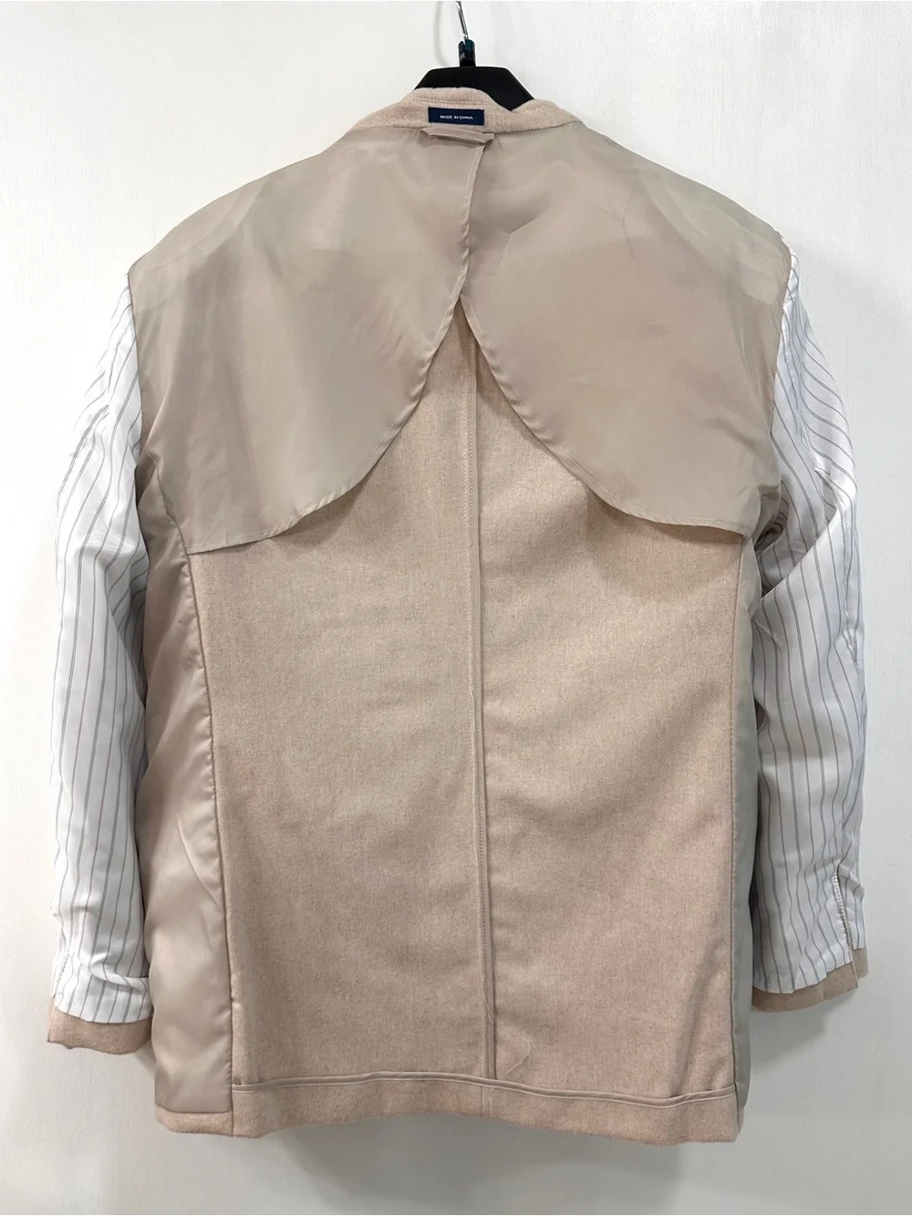 $198 Stafford 54% Wool 20% Cashmere Blend Sport Coat Blazer Men’s Sz XL Taupe